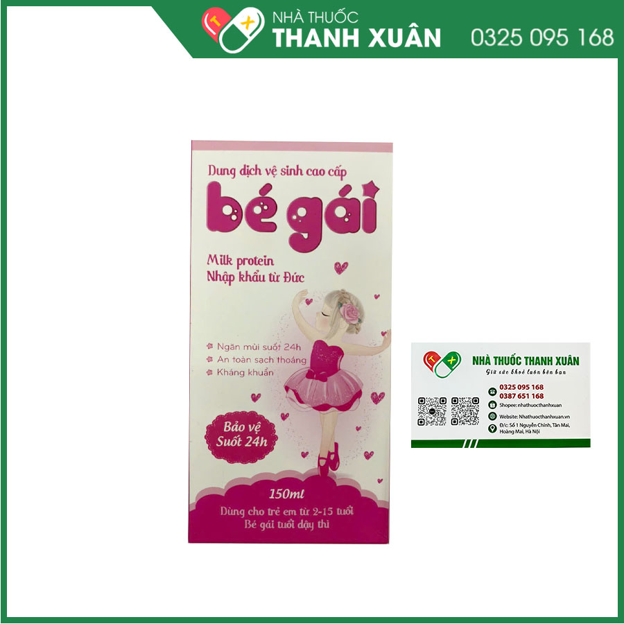 Dung dịch vệ sinh cao cấp Bé Gái